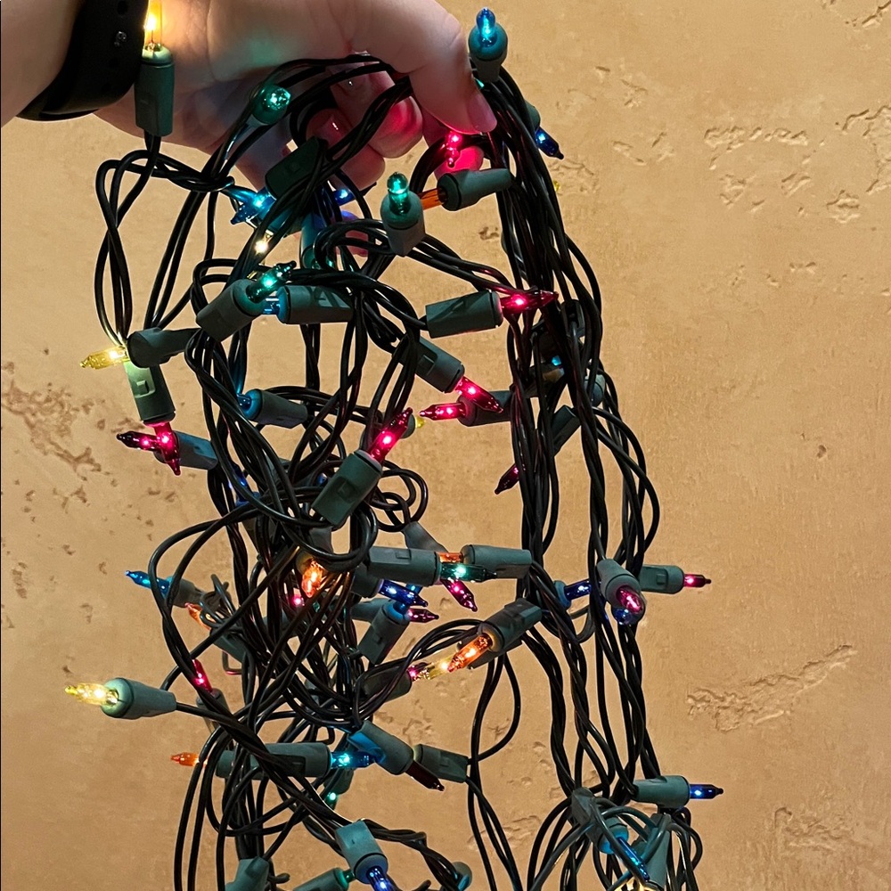 Set of 2 Multicolor String Lights